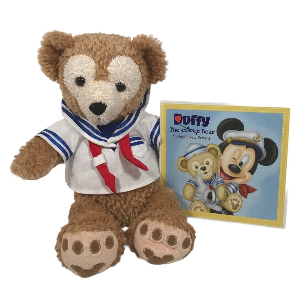 Disney Parks Duffy The Disney Bear Plush with Sailor Outfit and Storybook Set